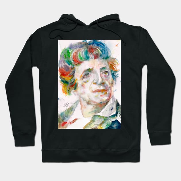 JEAN-PAUL MARAT watercolor portrait Hoodie by lautir